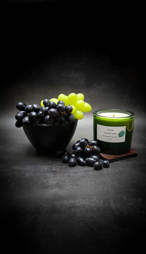 Emerald Soy Wax Candle - Image 5