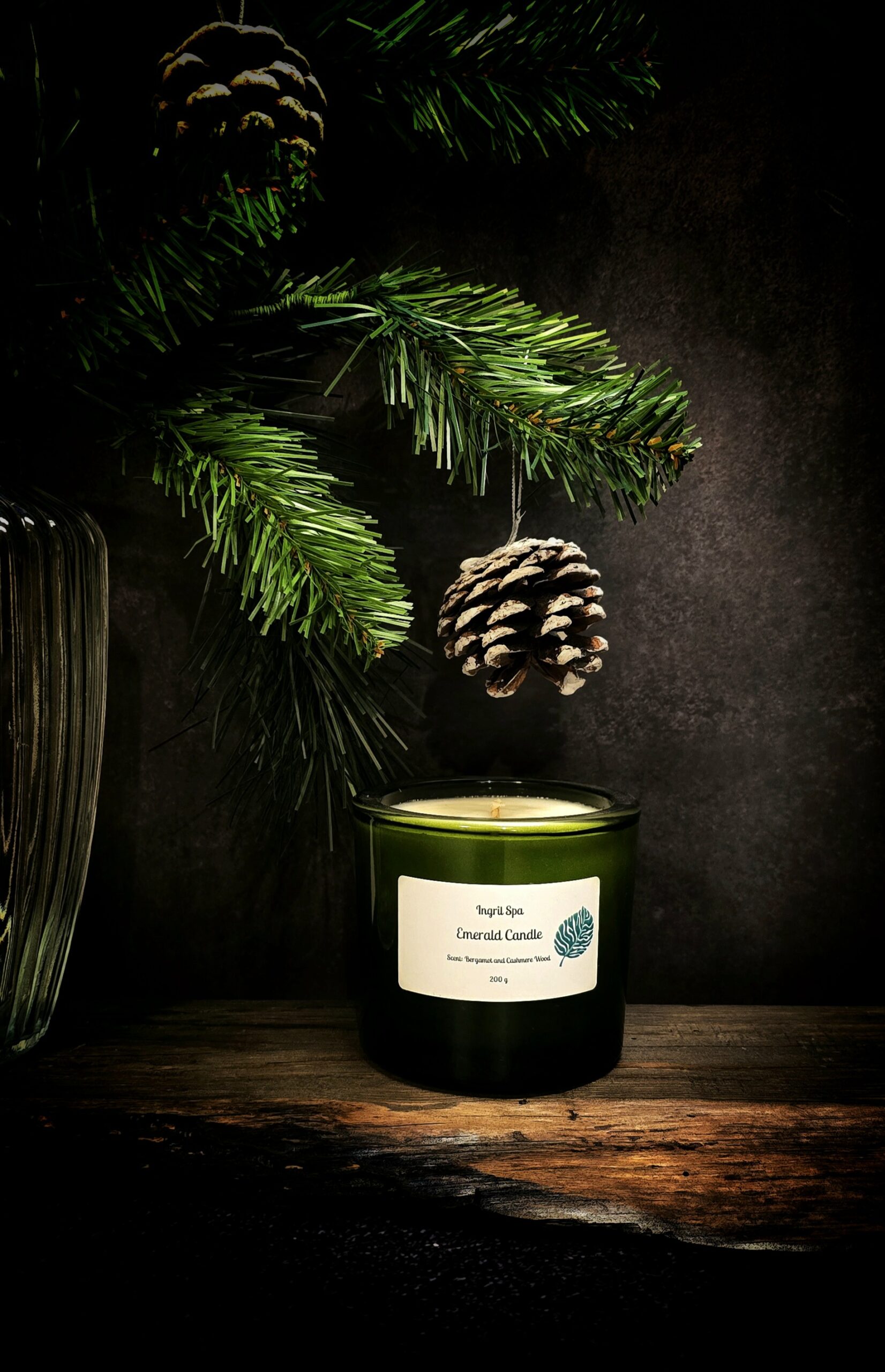 Emerald Soy Wax Candle